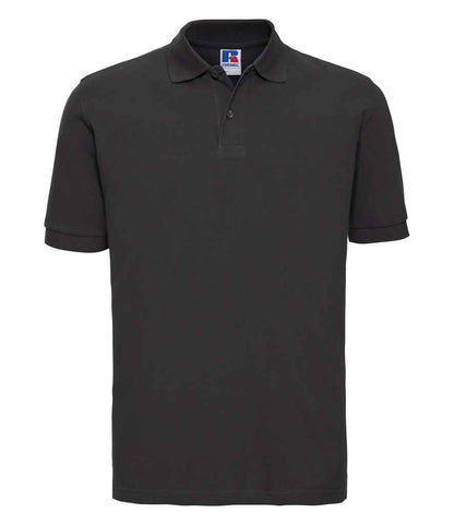 Russell Classic Cotton Piqué Polo Shirt - Black (569M)