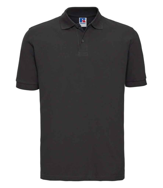 Russell Classic Cotton Piqué Polo Shirt - Black (569M)
