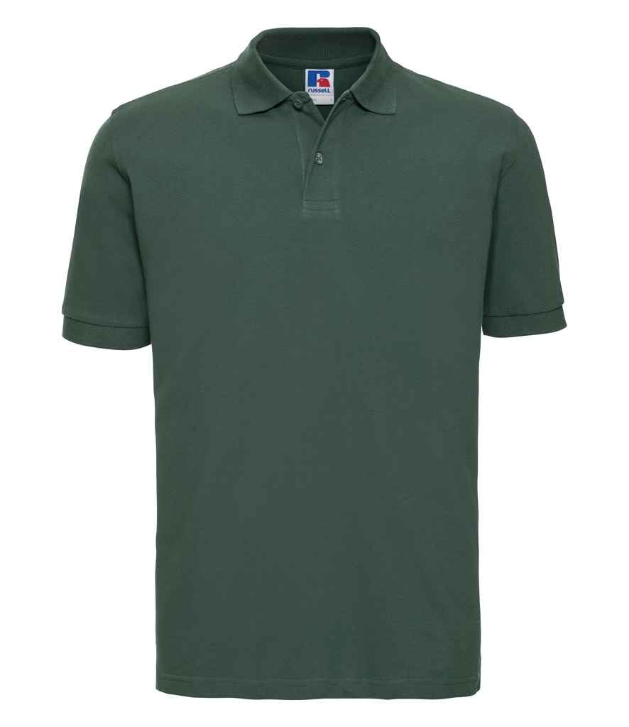 Russell Classic Cotton Piqué Polo Shirt - Bottle Green (569M)