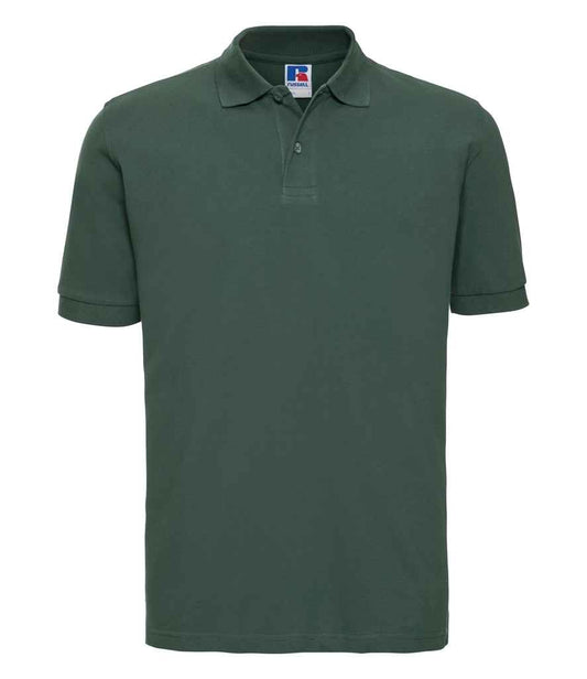 Russell Classic Cotton Piqué Polo Shirt - Bottle Green (569M)