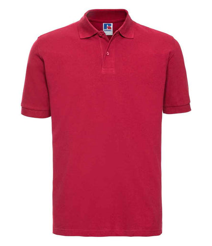 Russell Classic Cotton Piqué Polo Shirt - Classic Red (569M)