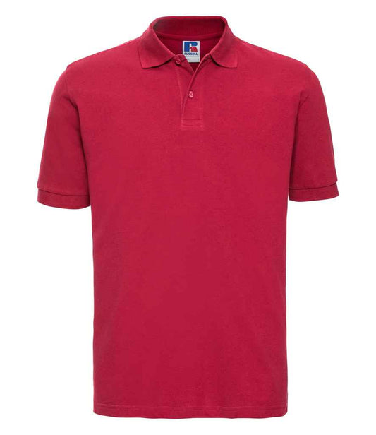 Russell Classic Cotton Piqué Polo Shirt - Classic Red (569M)