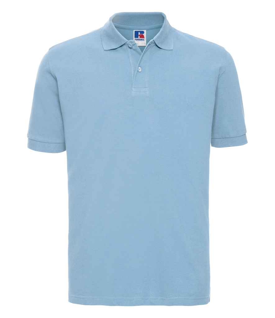 Russell Classic Cotton Piqué Polo Shirt - Sky Blue (569M)