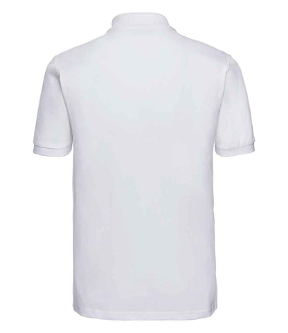 Russell Classic Cotton Piqué Polo Shirt - White (569M)