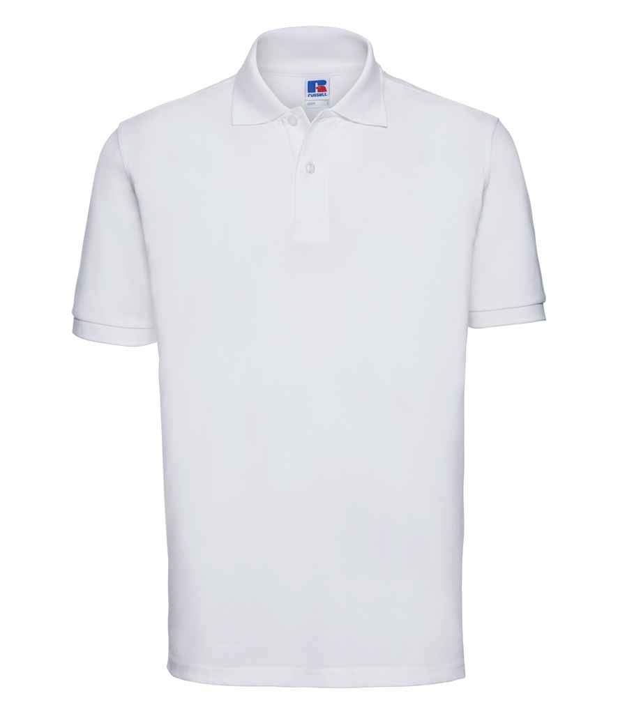 Russell Classic Cotton Piqué Polo Shirt - White (569M)