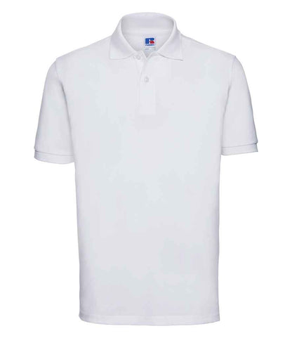 Russell Classic Cotton Piqué Polo Shirt - White (569M)