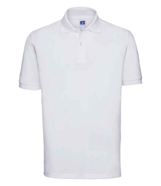 Russell Classic Cotton Piqué Polo Shirt - White (569M)