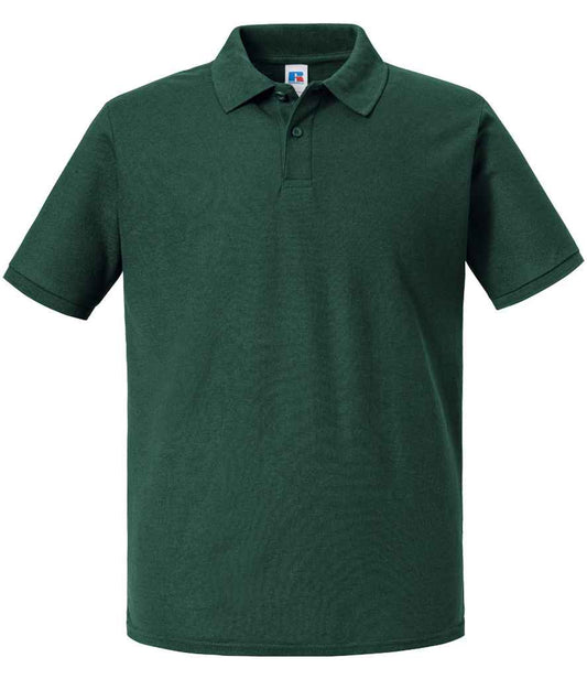 Russell Authentic Eco Piqué Polo Shirt - Bottle Green (570M)