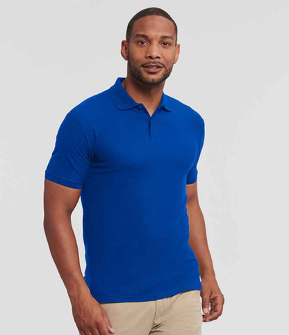 Russell Authentic Eco Piqué Polo Shirt - Bright Royal (570M)