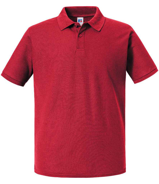 Russell Authentic Eco Piqué Polo Shirt - Classic Red (570M)