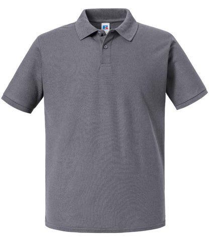Russell Authentic Eco Piqué Polo Shirt - Convoy Grey (570M)