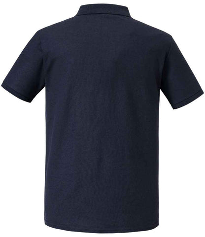 Russell Authentic Eco Piqué Polo Shirt - French Navy (570M)