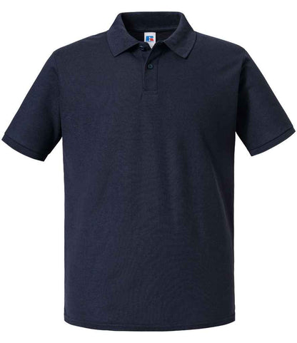 Russell Authentic Eco Piqué Polo Shirt - French Navy (570M)