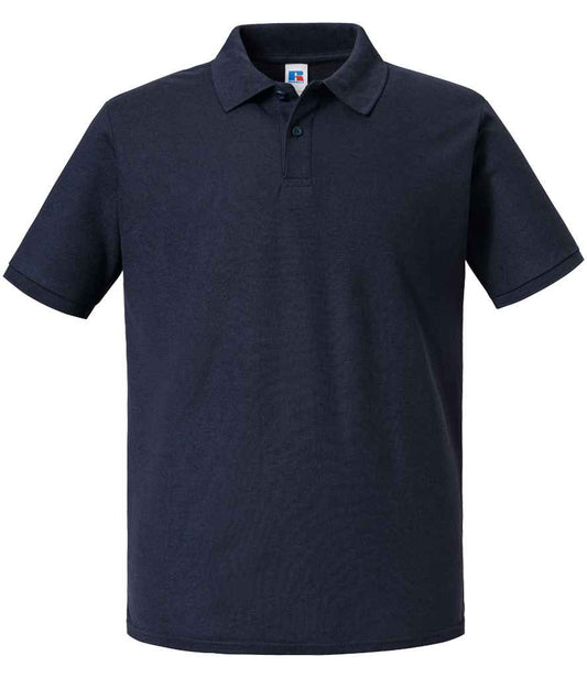 Russell Authentic Eco Piqué Polo Shirt - French Navy (570M)