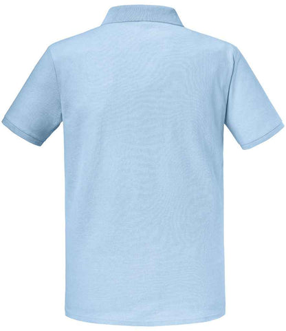 Russell Authentic Eco Piqué Polo Shirt - Sky Blue (570M)