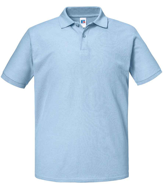 Russell Authentic Eco Piqué Polo Shirt - Sky Blue (570M)