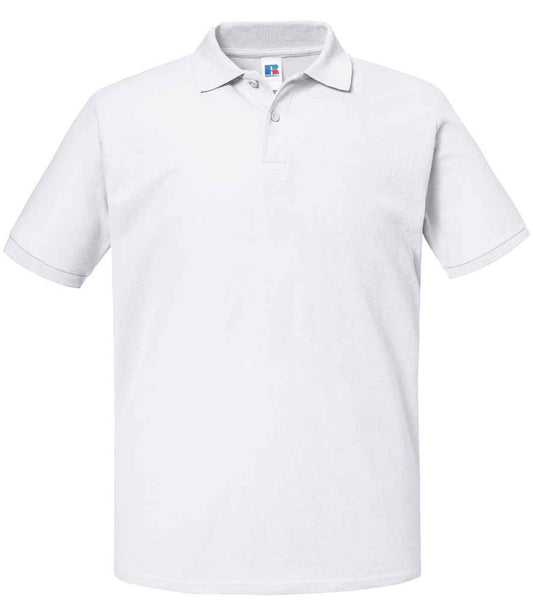 Russell Authentic Eco Piqué Polo Shirt - White (570M)