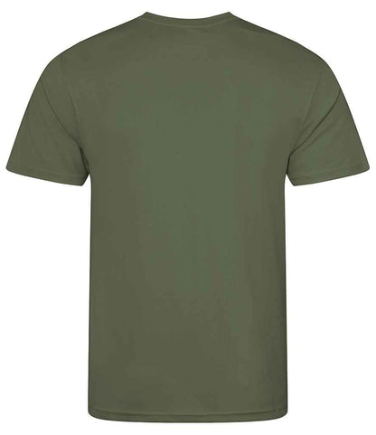 AWDis Cool T-Shirt - Earthy Green Back