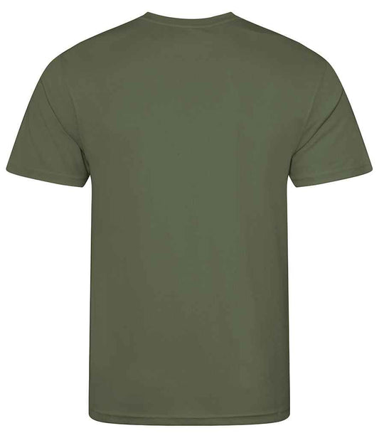 AWDis Cool T-Shirt - Earthy Green Back