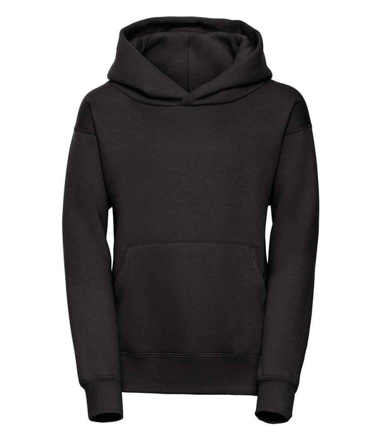 Russell Schoolgear Kids Hooded Sweatshirt - Black (575B)