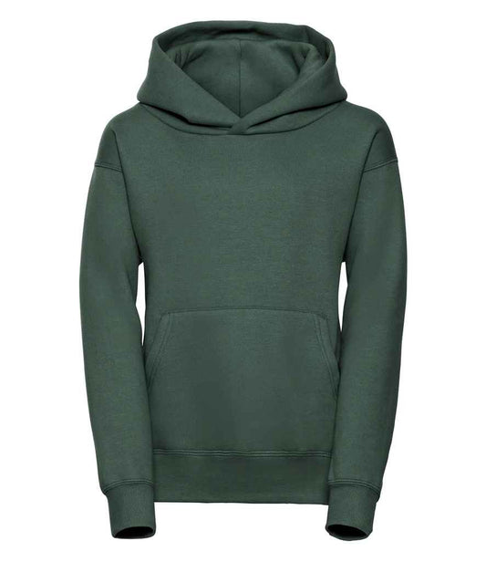 Russell Schoolgear Kids Hooded Sweatshirt - Bottle Green (575B)