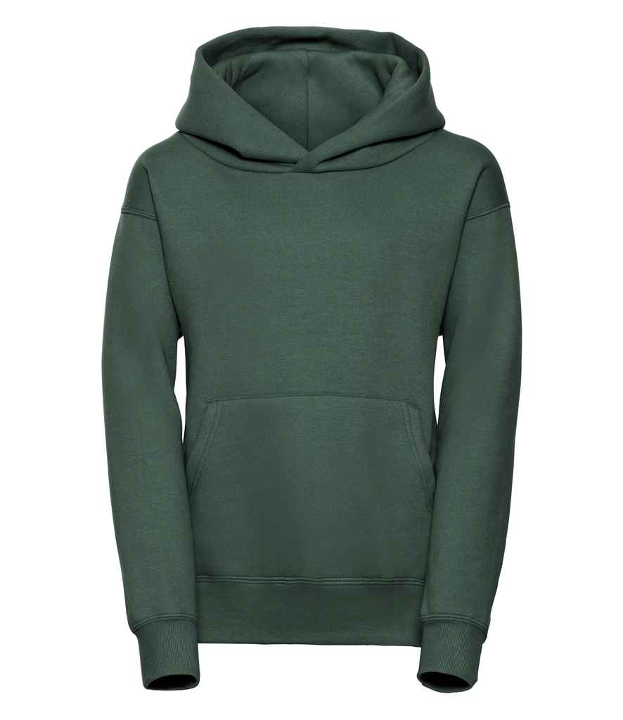 Russell Schoolgear Kids Hooded Sweatshirt - Bottle Green (575B)