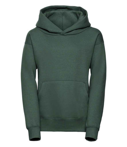 Russell Schoolgear Kids Hooded Sweatshirt - Bottle Green (575B)