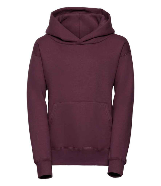 Russell Schoolgear Kids Hooded Sweatshirt - Burgundy (575B)