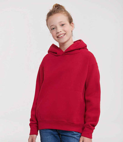 Russell Schoolgear Kids Hooded Sweatshirt - Classic Red (575B)