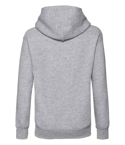 Russell Schoolgear Kids Hooded Sweatshirt - Light Oxford (575B)