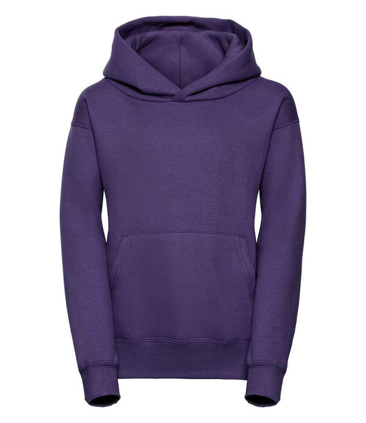 Russell Schoolgear Kids Hooded Sweatshirt - Purple (575B)