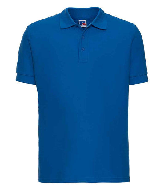 Russell Ultimate Cotton Piqué Polo Shirt - Azure (577M)