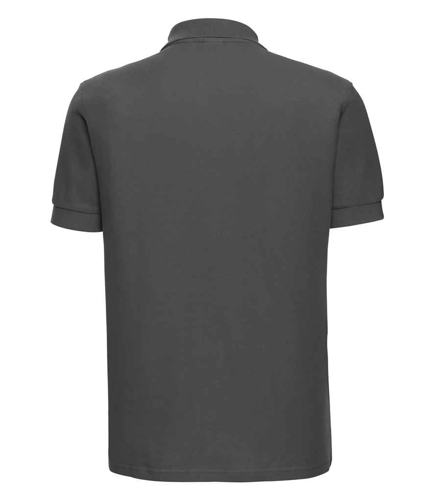 Russell Ultimate Cotton Piqué Polo Shirt - Titanium (577M)