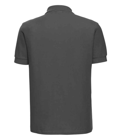 Russell Ultimate Cotton Piqué Polo Shirt - Titanium (577M)