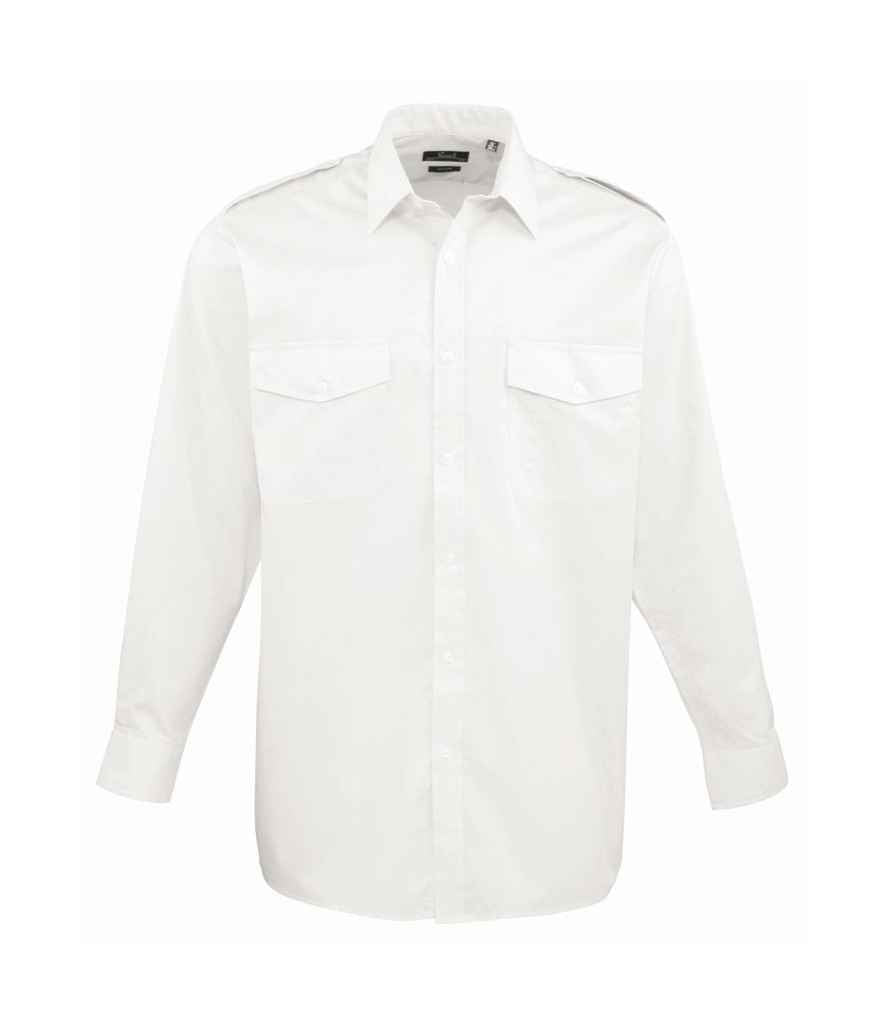 Premier Long Sleeve Pilot Shirt - FRONT