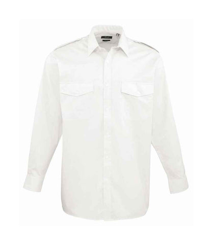 Premier Long Sleeve Pilot Shirt - FRONT