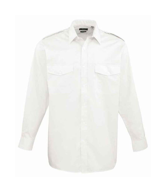 Premier Long Sleeve Pilot Shirt - FRONT