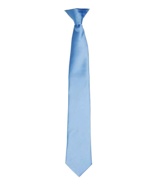 Premier 'Colours' Satin Clip Tie - FRONT