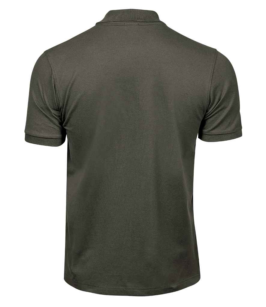 Tee Jays Luxury Stretch Piqué Polo Shirt - BACK