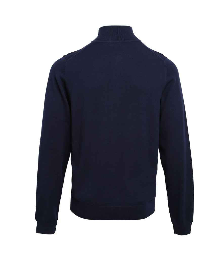 Premier Zip Neck Sweater - BACK