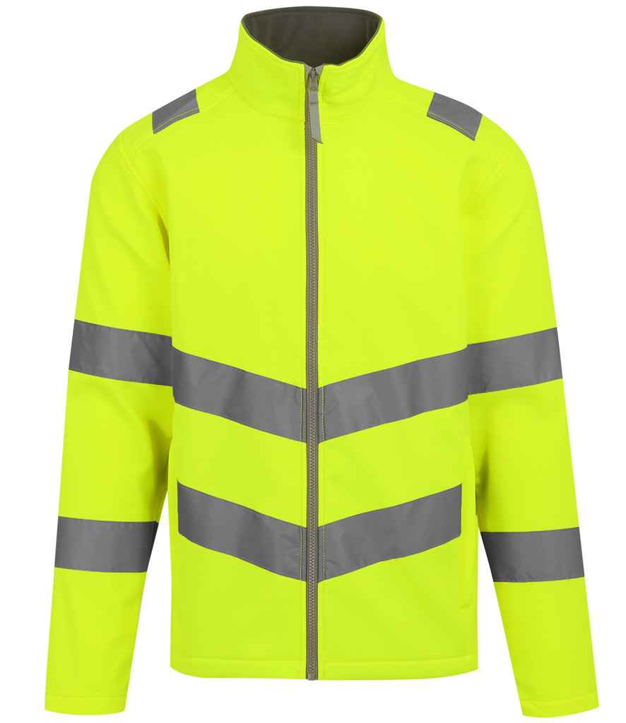 Regatta High Visibility Pro Contract Ablaze Soft Shell Jacket - FRONT