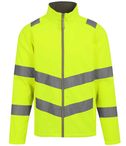 Regatta High Visibility Pro Contract Ablaze Soft Shell Jacket - FRONT