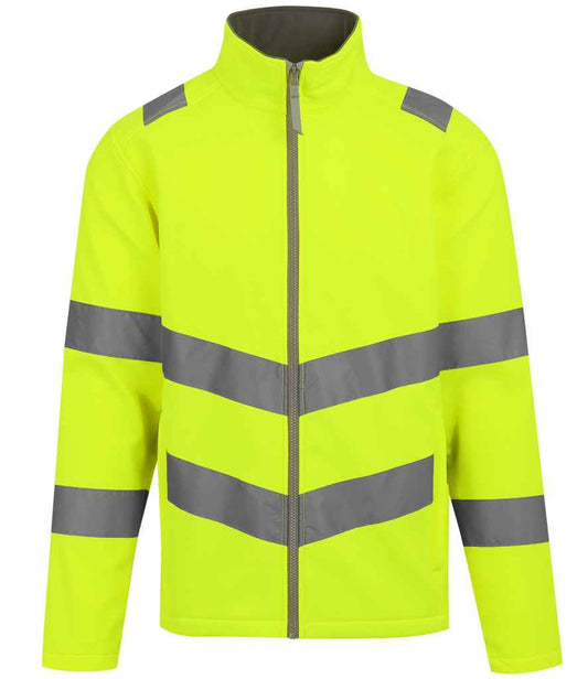 Regatta High Visibility Pro Contract Ablaze Soft Shell Jacket - FRONT