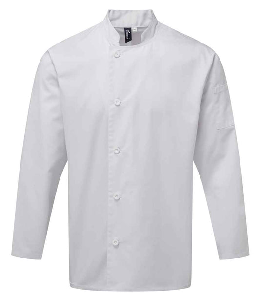 Premier Essential Long Sleeve Chef's Jacket - FRONT