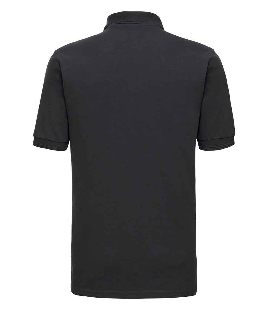 Russell Hardwearing Poly/Cotton Piqué Polo Shirt - Black (599M)
