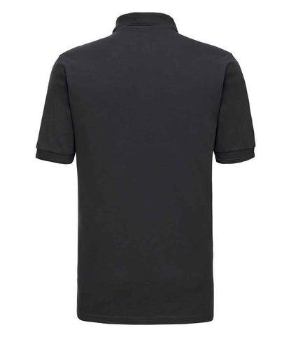 Russell Hardwearing Poly/Cotton Piqué Polo Shirt - Black (599M)