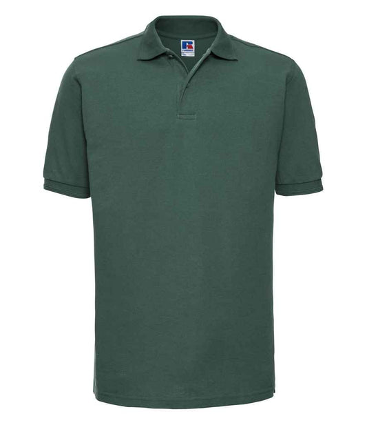 Russell Hardwearing Poly/Cotton Piqué Polo Shirt - Bottle Green (599M)