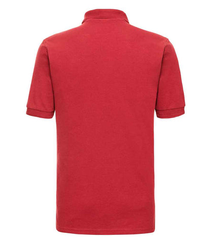 Russell Hardwearing Poly/Cotton Piqué Polo Shirt - Bright Red (599M)