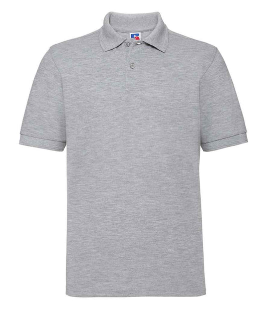 Russell Hardwearing Poly/Cotton Piqué Polo Shirt - Light Oxford (599M)