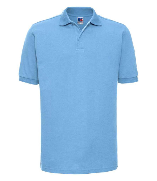 Russell Hardwearing Poly/Cotton Piqué Polo Shirt - Sky Blue (599M)
